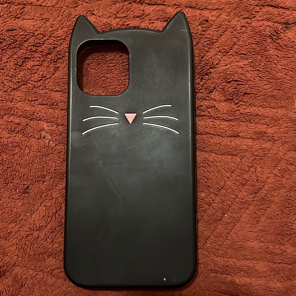 Cat silicone case for the 12 pro max